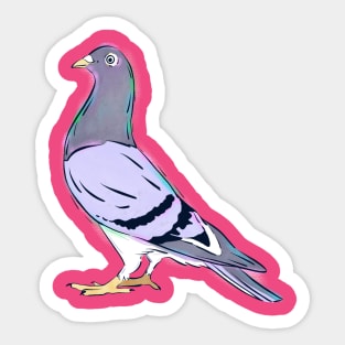 Christmas Pigeon Sticker